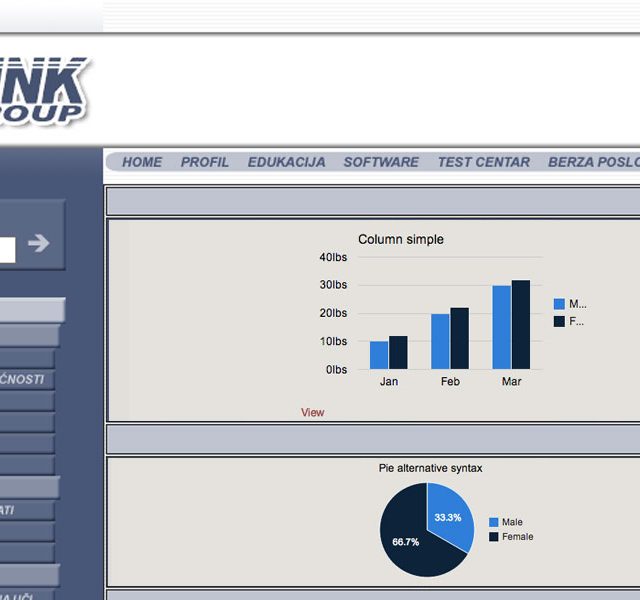 Website design for educational company
